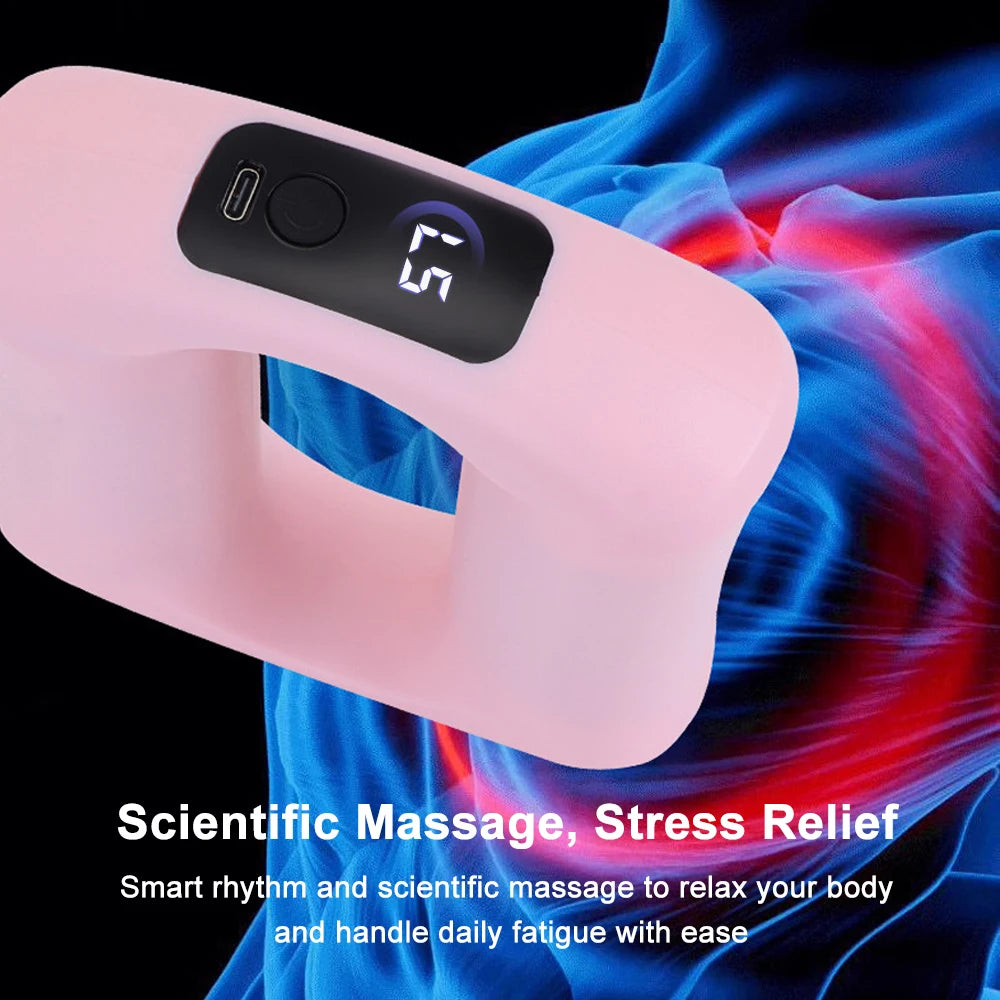 Electric Body Fascia Massage Ring for Deep Tissue Muscle Relief Back Massage Instrument Tidesmit