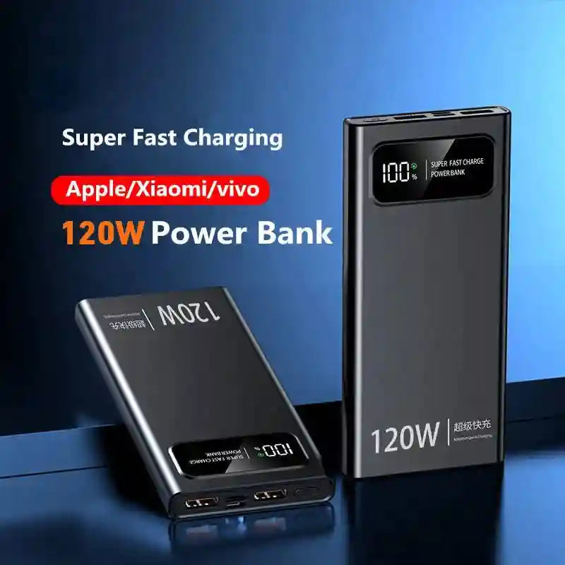 Tidesmit 200000mAh Power Bank - 120W Fast Charging Portable Battery Tidesmit