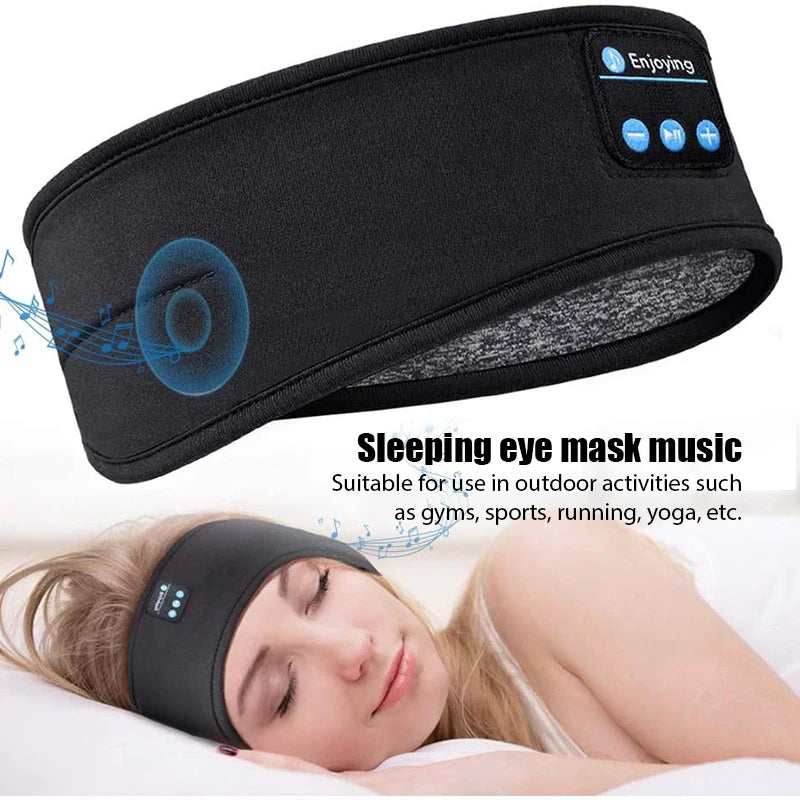 Bluetooth Sleep Headphones Headband - Soft Elastic Music Headset Tidesmit