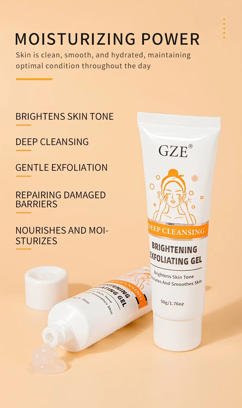 Exfoliating Face Peeling Gel - Brightening Scrub GZE037 by Tidesmit Scrubs Treatments Tidesmit