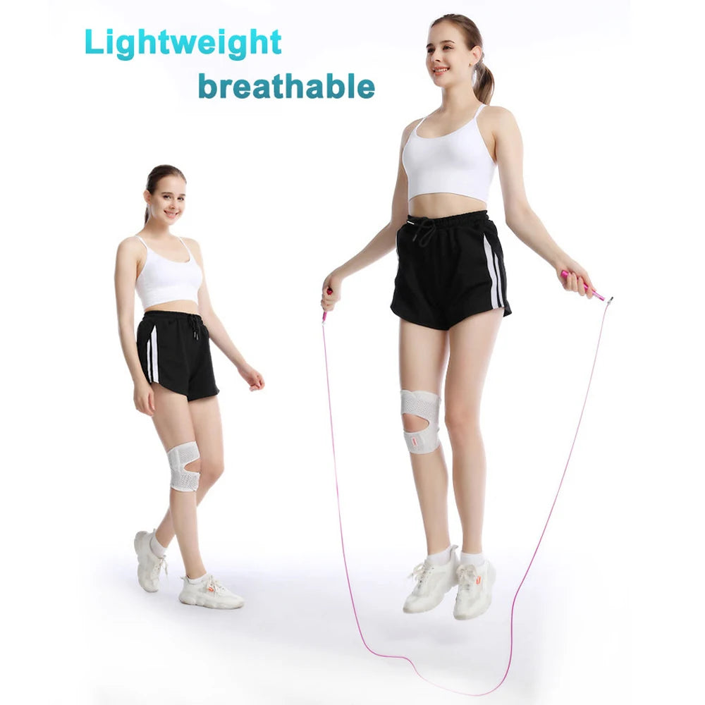 Knee Brace with Side Stabilizers Relieve Meniscus Tear Knee Pain ACL MCL Arthritis,Joint Pain,Breathable Adjustable Knee Support