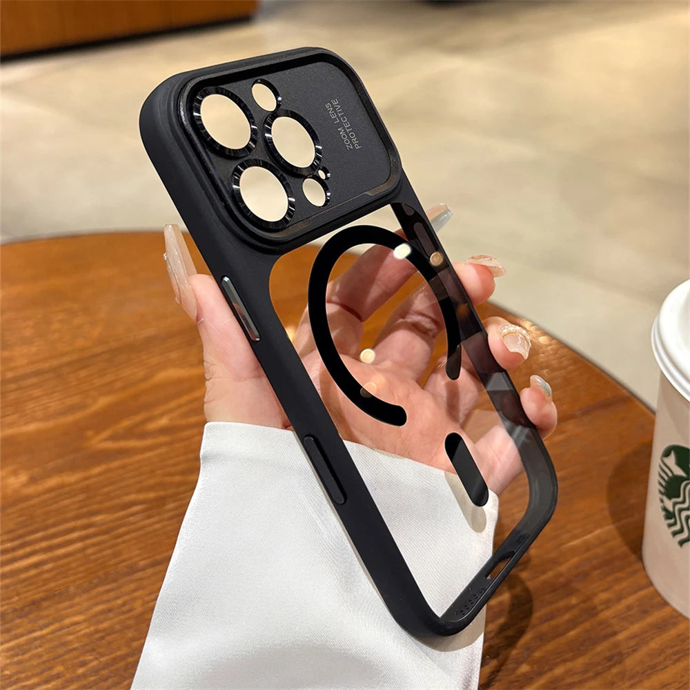 Magnetic iPhone Case with Lens Protection – Slim Military-Grade Cover Tidesmit