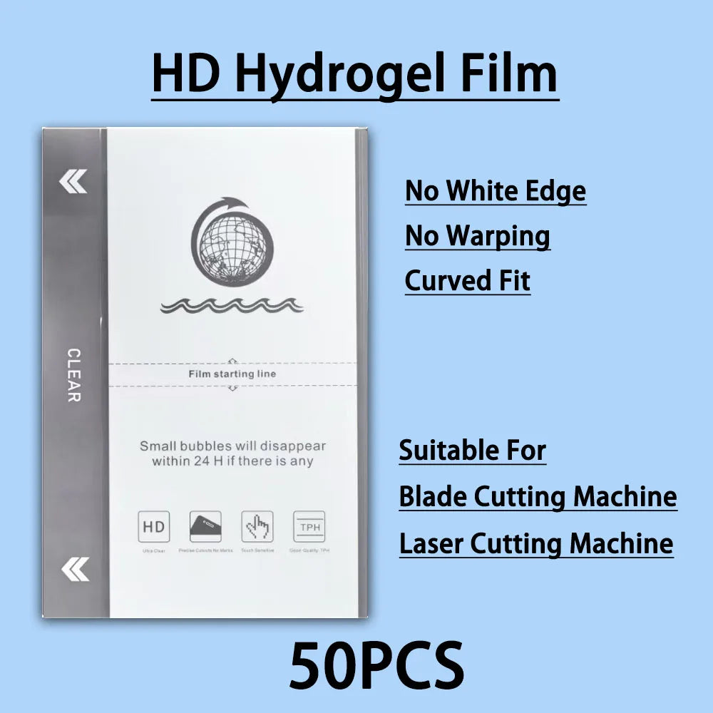 HD Anti-peeping Hydrogel Film TPU Matte Privacy for Cutting Machine Cellphone Screen Protection Flexible Blue/Anti-spy Sheet Cut