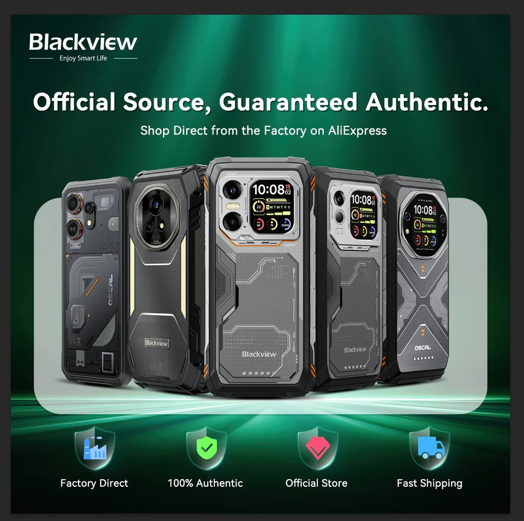 Blackview OSCAL PILOT 3 5G mobile phones AI Rugged Smartphone MTK 6300, 6.78" 2.4K Display 120Hz, 12GB 256GB, 7500Amh Phones