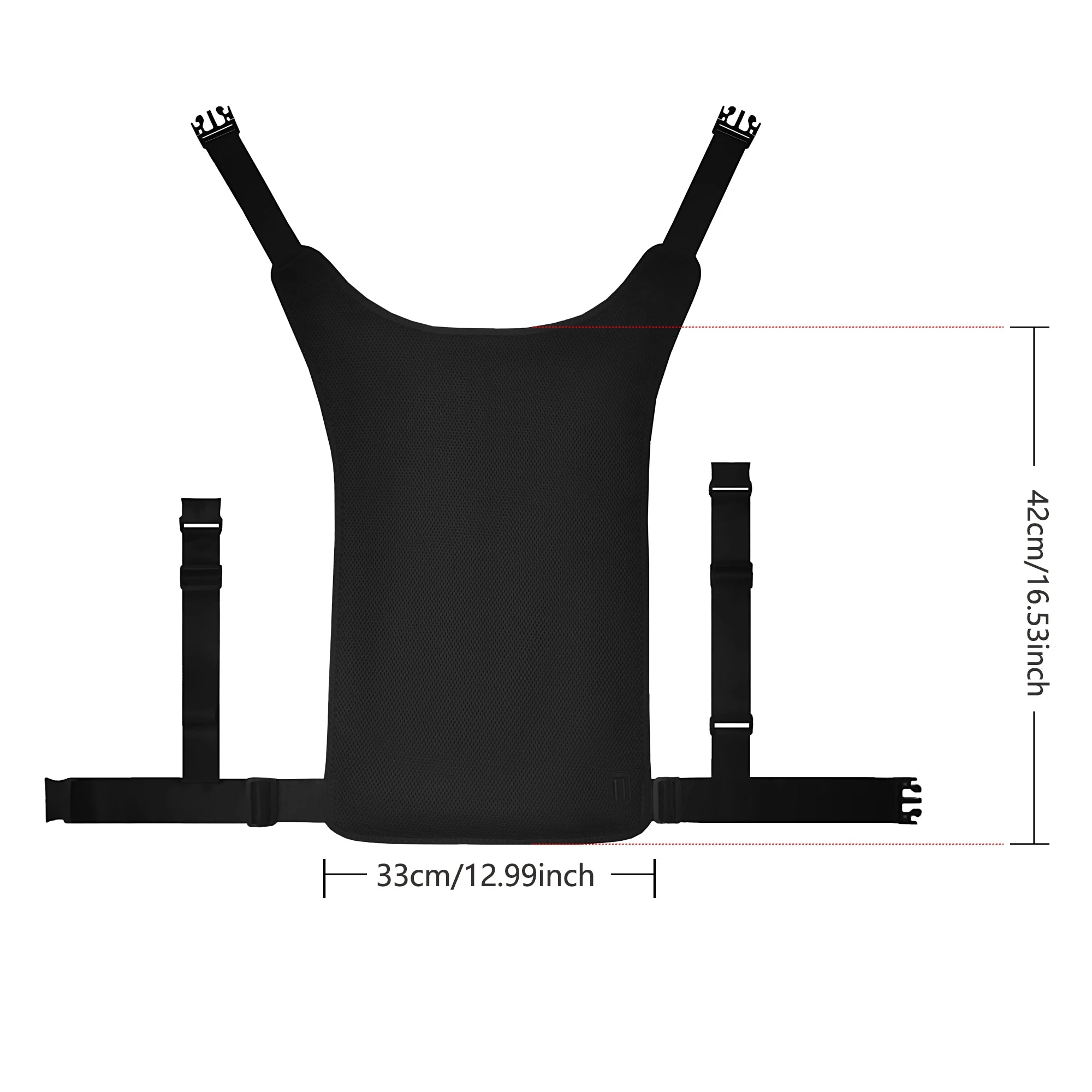 Electric Heated Back Pad: Deep Tissue Heat Therapy - 3-Level Relief Massage Cushion Tidesmit