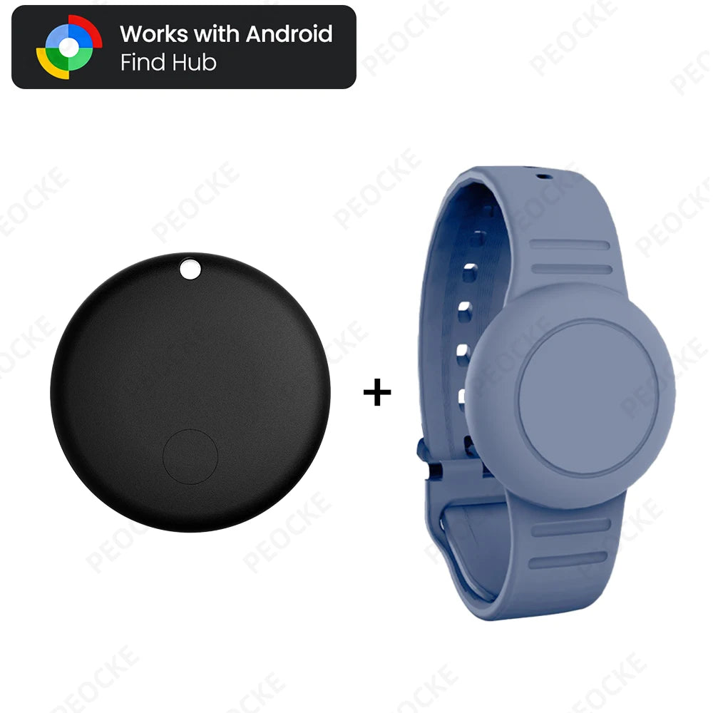Waterproof Smart Tag Bracelet for Kids-Soft Silicone For Android Tracker Tag With Watch Band Case Cover, Lightweight GPS Tracker