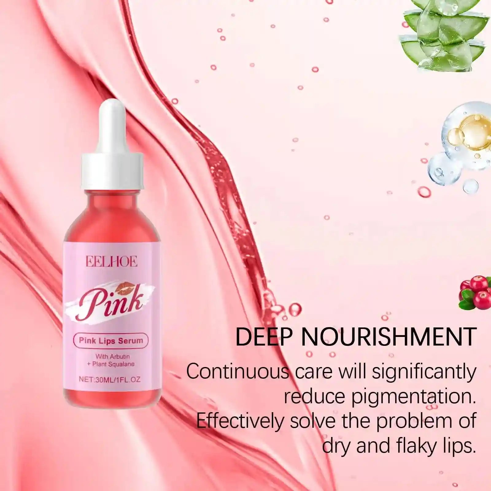 Lip Plumping Serum: Hydrating Anti-Wrinkle Treatment by Tidesmit Lip Care Tidesmit