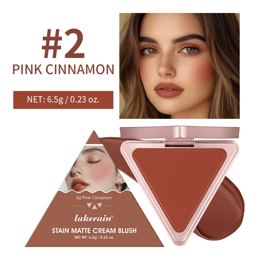 Tidesmit Higher Standard satin matte cream blush swatch showing long-lasting low saturation brightening face makeup