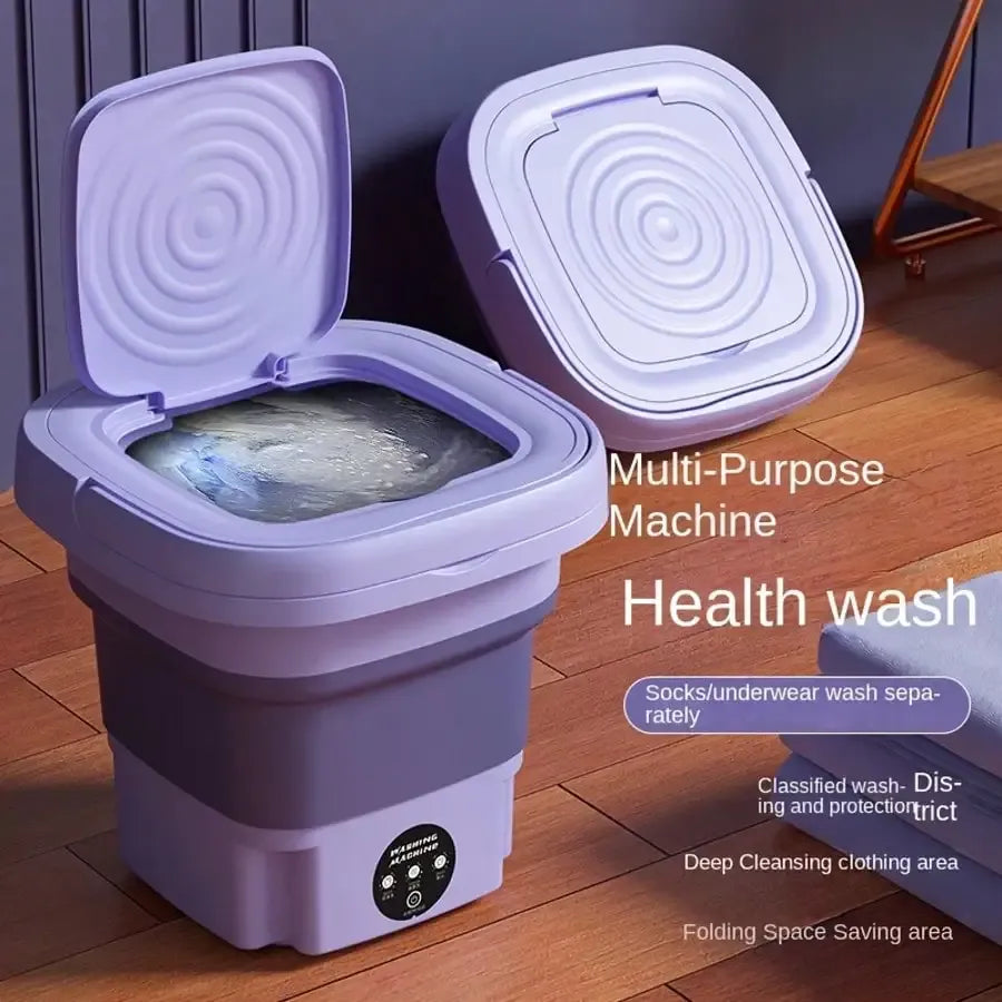 Tidesmit Portable Washing Machine 2.91gal Foldable Mini Washer