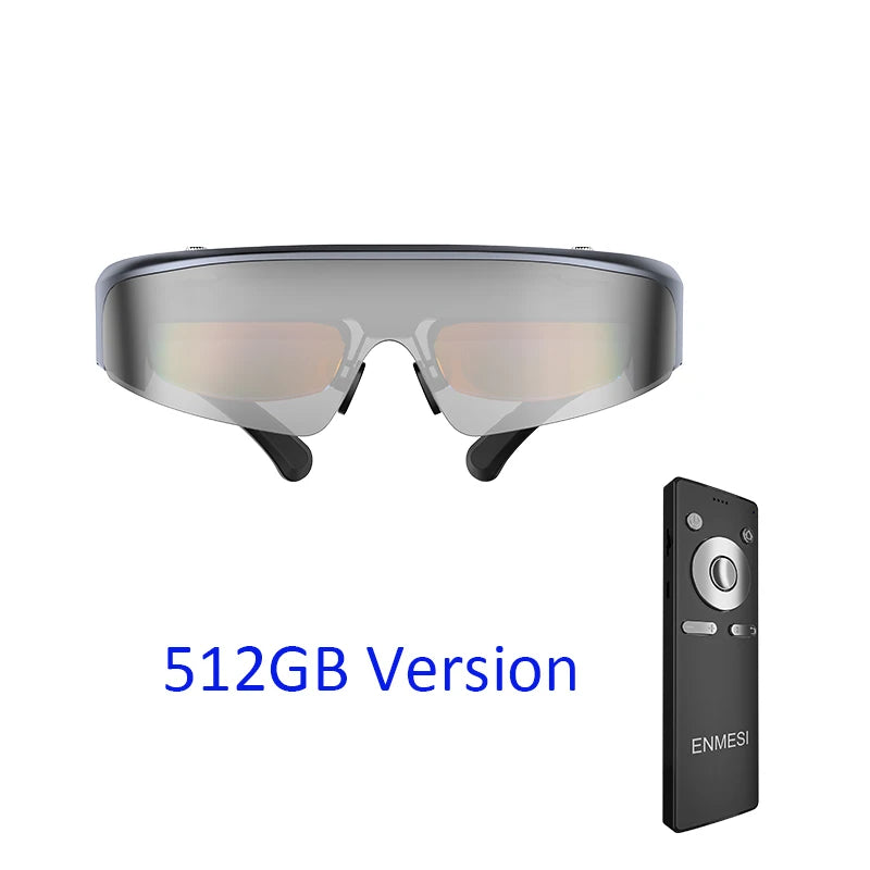 AR VR Smart Glasses | 200 Inch HD Cinema Display | Tidesmit 512GB Version Tidesmit