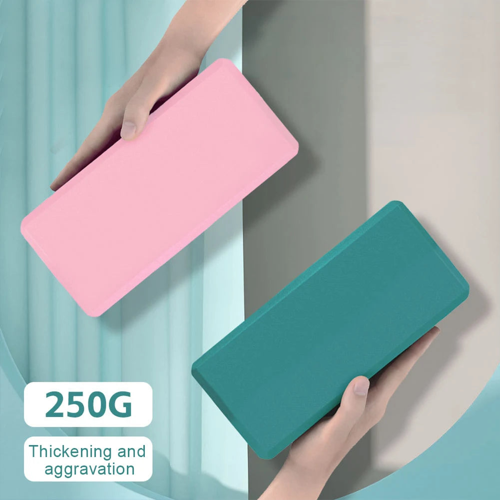 120g High Density Yoga Foam Blocks & Pilates Training Exercise Fitness Sliding Mat Pillow Cushion For Yoga Pilates & Meditation