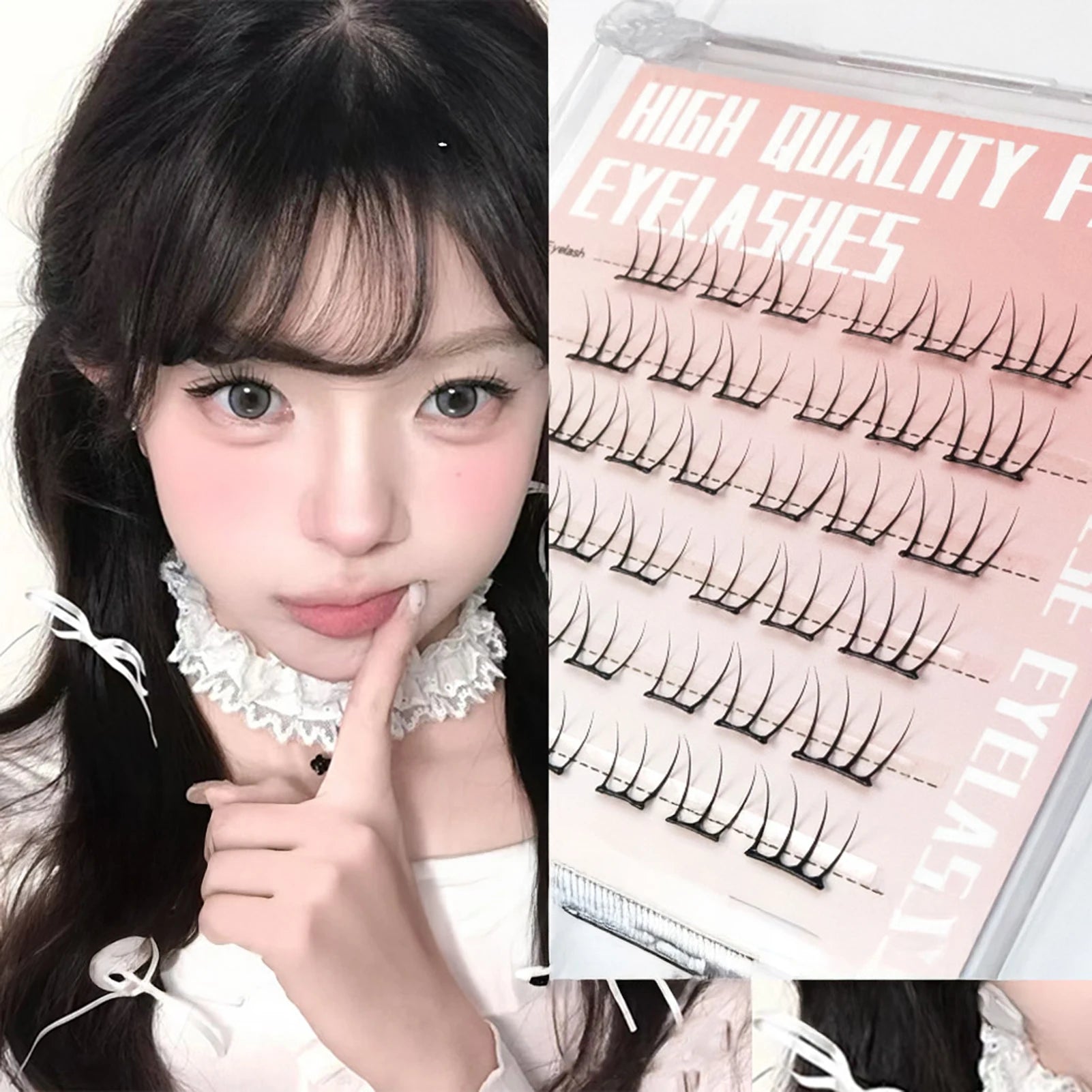 False Eyelashes Cluster Set for DIY Eye-Lifting Makeup | Tidesmit False Eyelashes Style 15 China Mainland Tidesmit