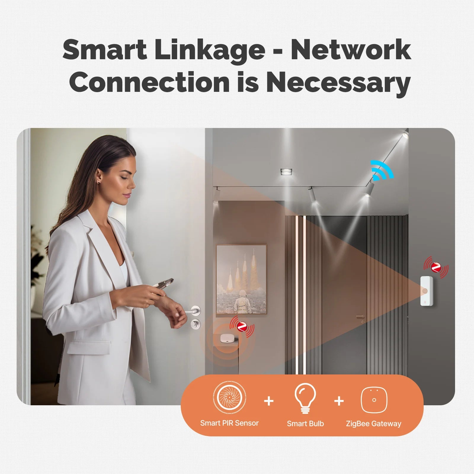 Smart Home Gateway Hub: Multi-Mode ZigBee, Bluetooth & WiFi Connectivity Tidesmit