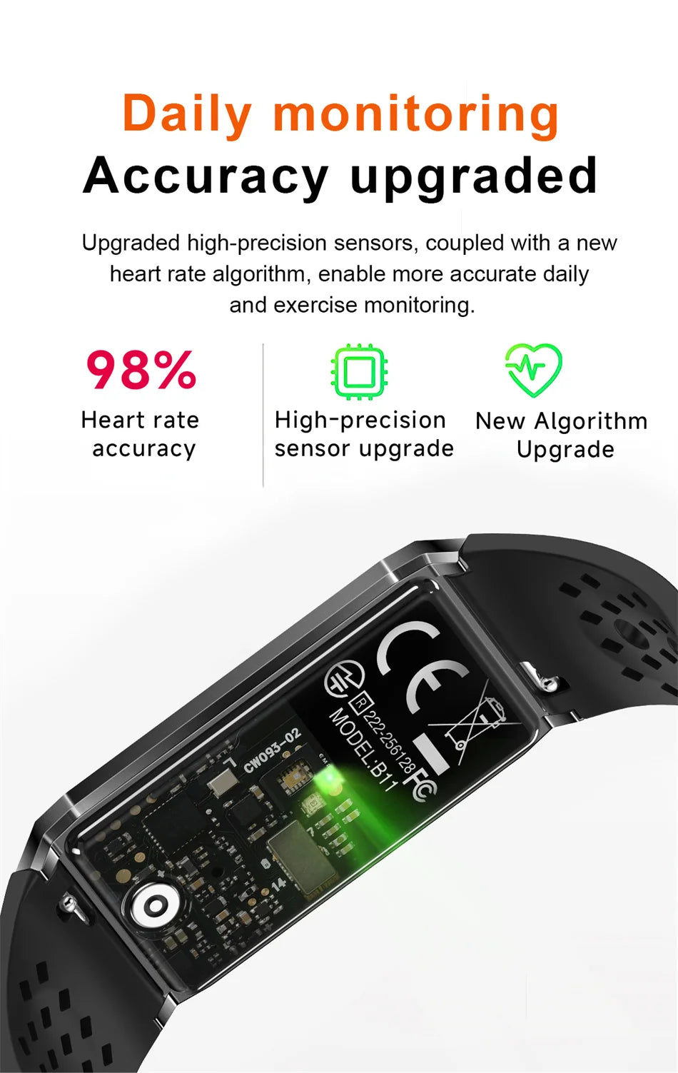 New Call Reminder Smart Watch Men Women Sports Fitness Tracker Smart Bracelet IPX8 Waterproof Heart Rate Sleep Monitor Pedometer