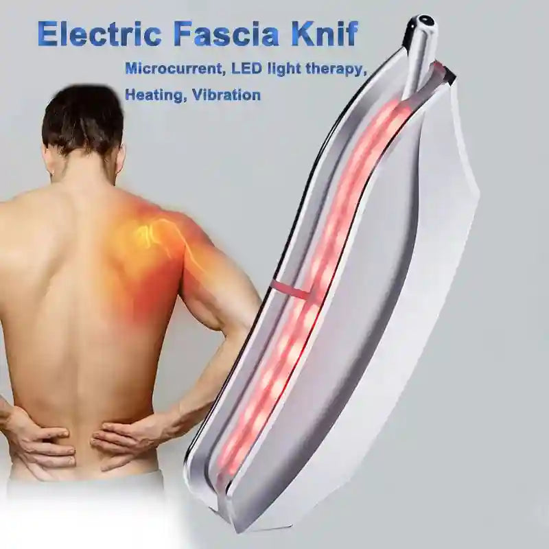 Fascia Muscle Massager: Heated Vibration Tool for Deep Tissue Relief Fascia Gun Tidesmit