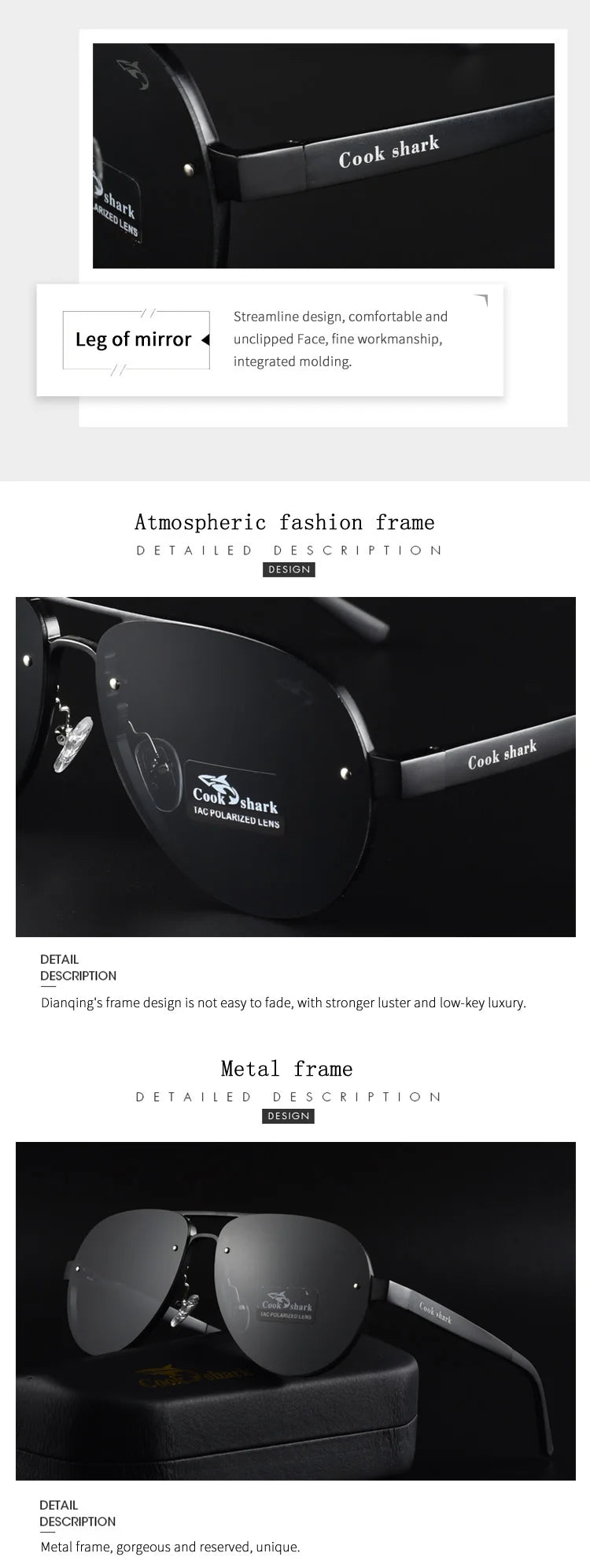 Color Changing Polarized Smart Glasses for Men - UV Protection Driving Tidesmit