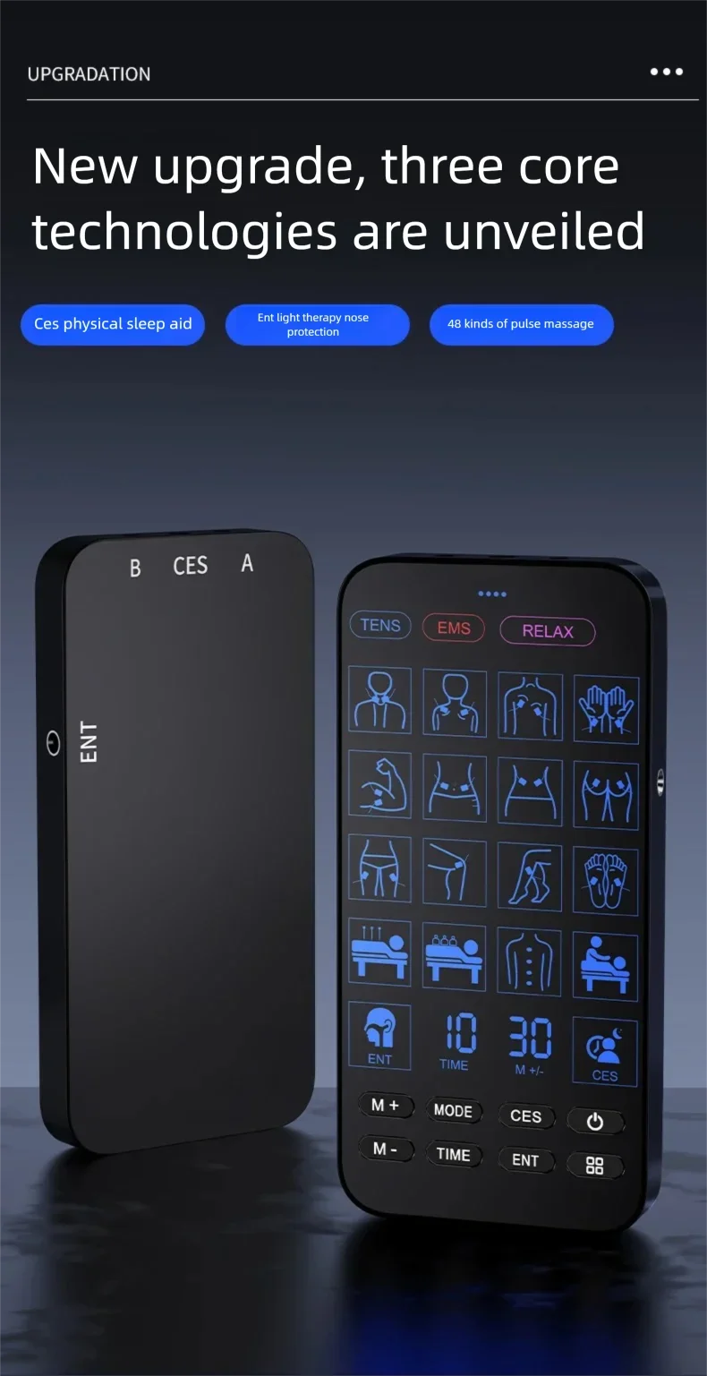 Electric Pulse Muscle Stimulator: Deep Tissue Relief & Heat Therapy Massage Chairs Tidesmit