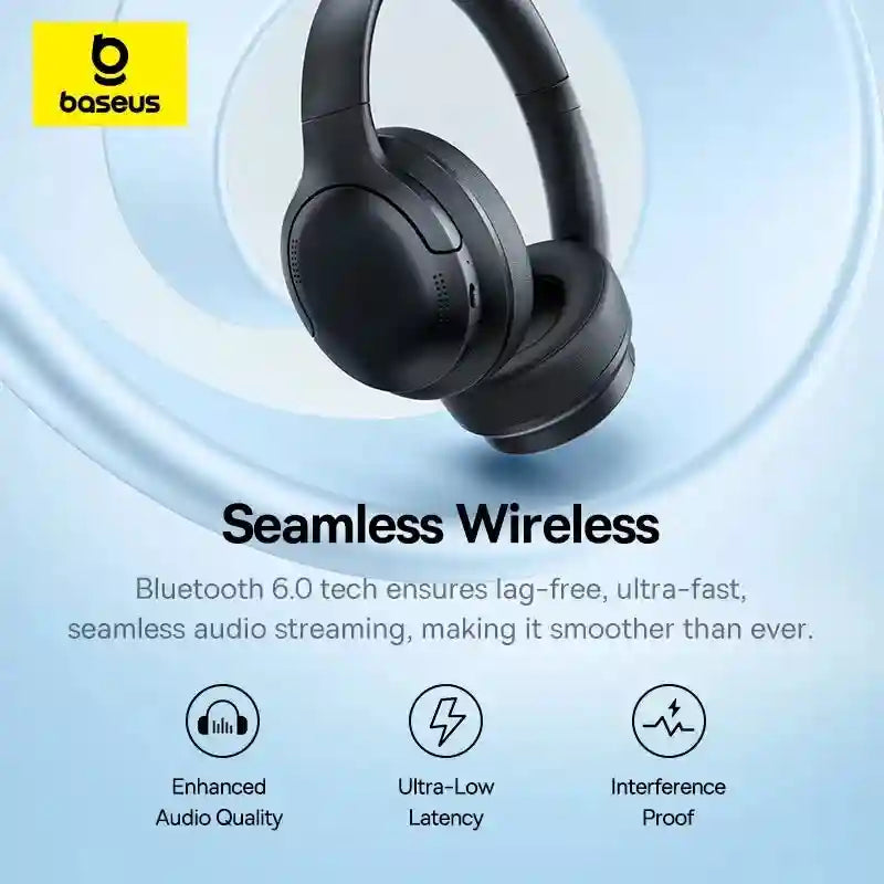 Wireless Headphones with 80H Playtime and Deep Bass - Tidesmit Tidesmit