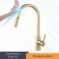 Pull Out Touch Sensor Kitchen Faucet 360 Rotation Kitchen Faucet Sensor Tap Faucet Single Handle Mixer Tap