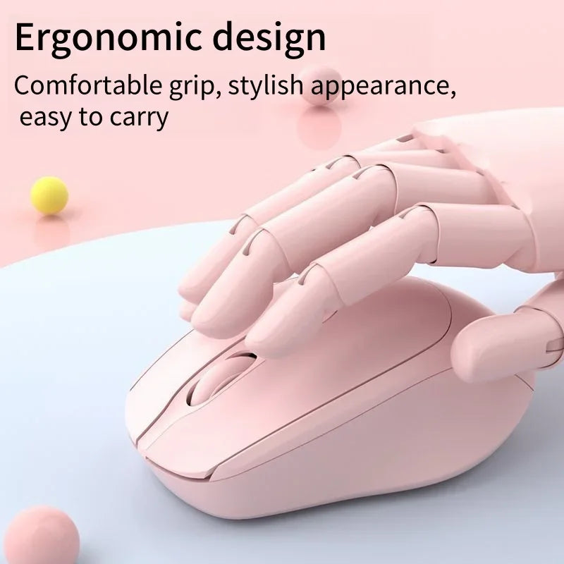 Rechargeable Wireless Computer Mouse 2.4G Bluetooth-Compatible Wireless Mouse USB Silent Gamer Mice For PC Laptop Macbook Tablet