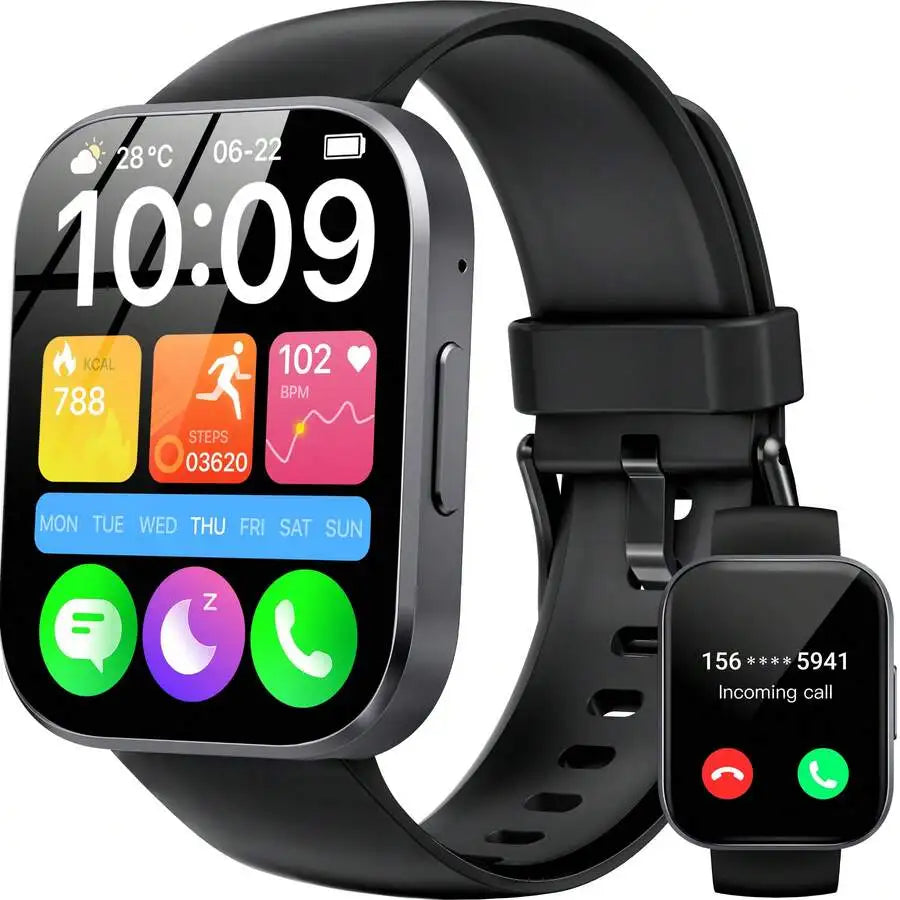 OUKITEL 2026 Smart Watch For Men Women (Answer/Make Calls), 1.91" HD Screen Fitness Watch 140+ Sport Modes Smartwatch, Step And