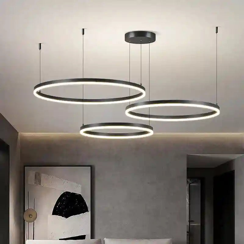 LED Ring Chandelier Modern Pendant Light for Living Room Tidesmit Tidesmit