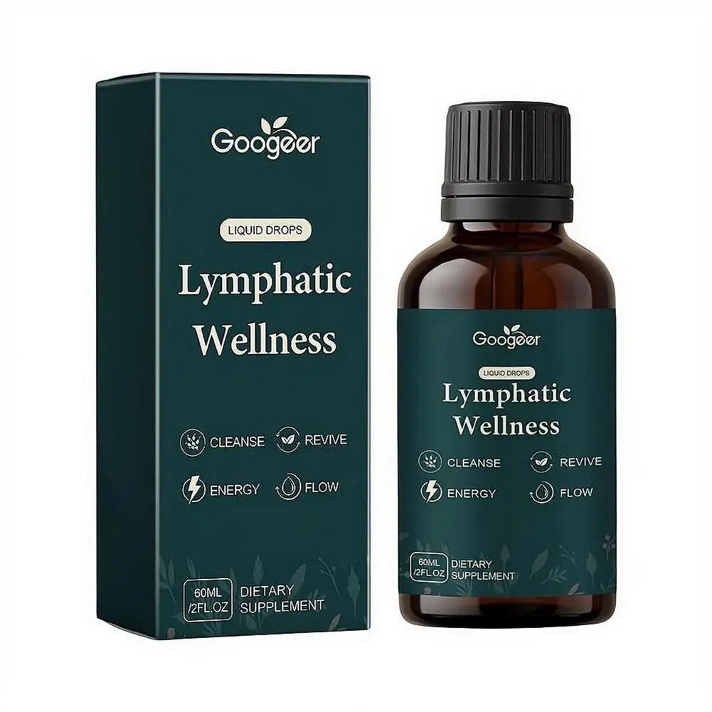Lymphatic Drainage Drops 2000mg Herbal Blend with Elderberry Echinacea Dandelio Supports Lymphatic Drainage, Immune System