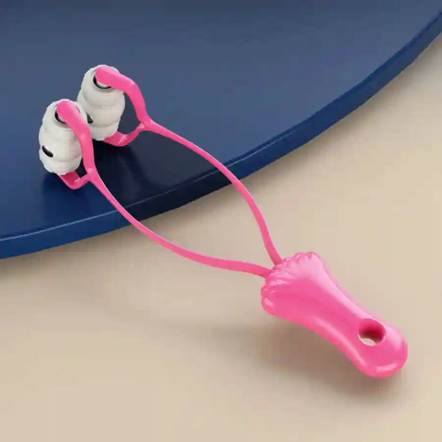 Facial Massage Roller 360 Rotating Y-Shape Lifting Tool Pink Massage Roller Tidesmit