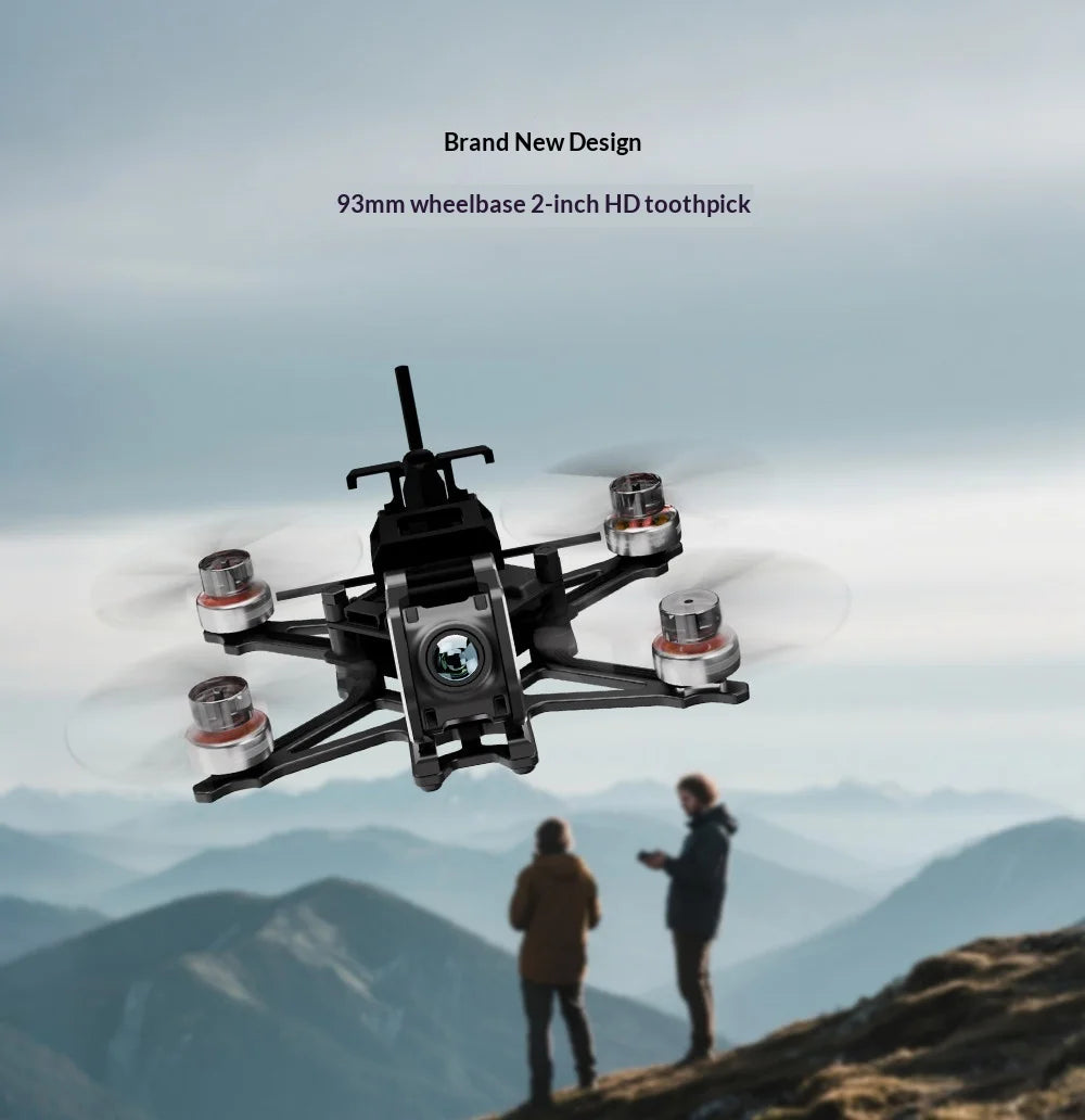 Draknight O4 4K Micro FPV Drone - 2 Inch Freestyle Quadcopter Tidesmit