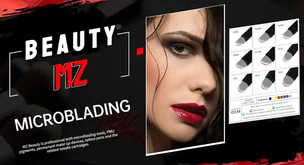 Microblading Needles for Manual Eyebrow Tattooing | PCD Blades Permanent Makeup Machines Tidesmit