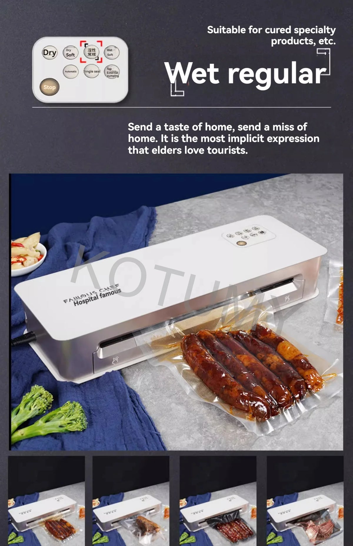 Fully Automatic Creation Of Vacuum Sealing Machine Family Expenses Heat Sealer Vacuuming retain freshness