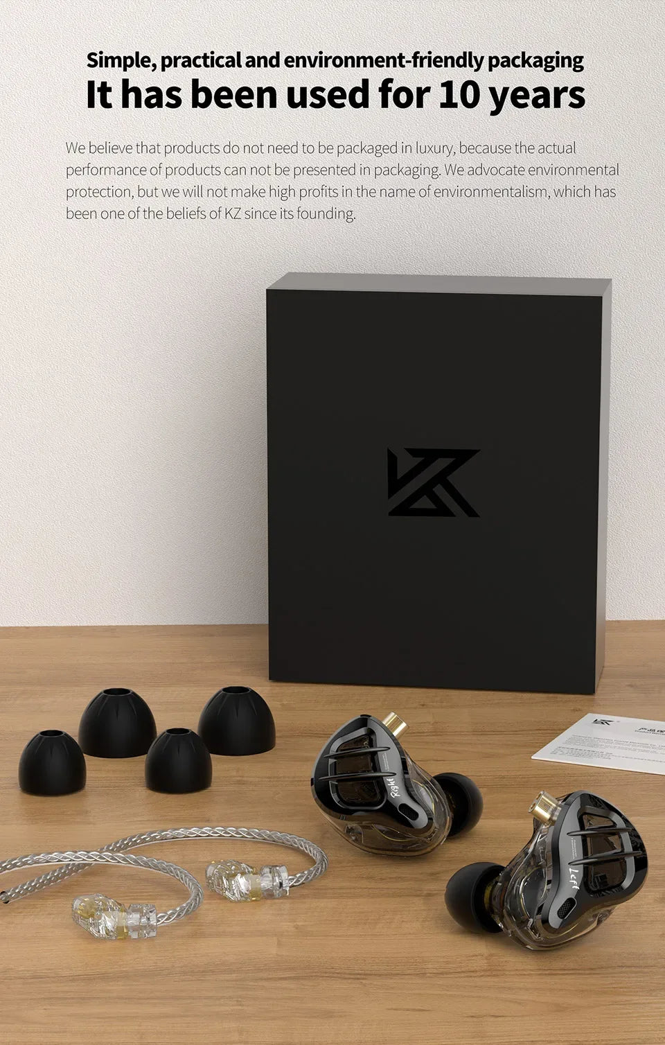 KZ ZAR 8-Driver Hybrid In-Ear Monitor Earphones by Tidesmit Tidesmit