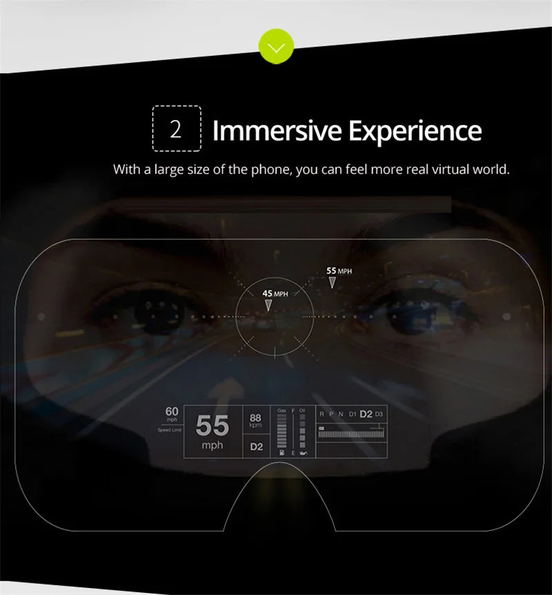 VR Headset for Smartphones | 3D Immersive Smart Glasses with Remote Options Tidesmit