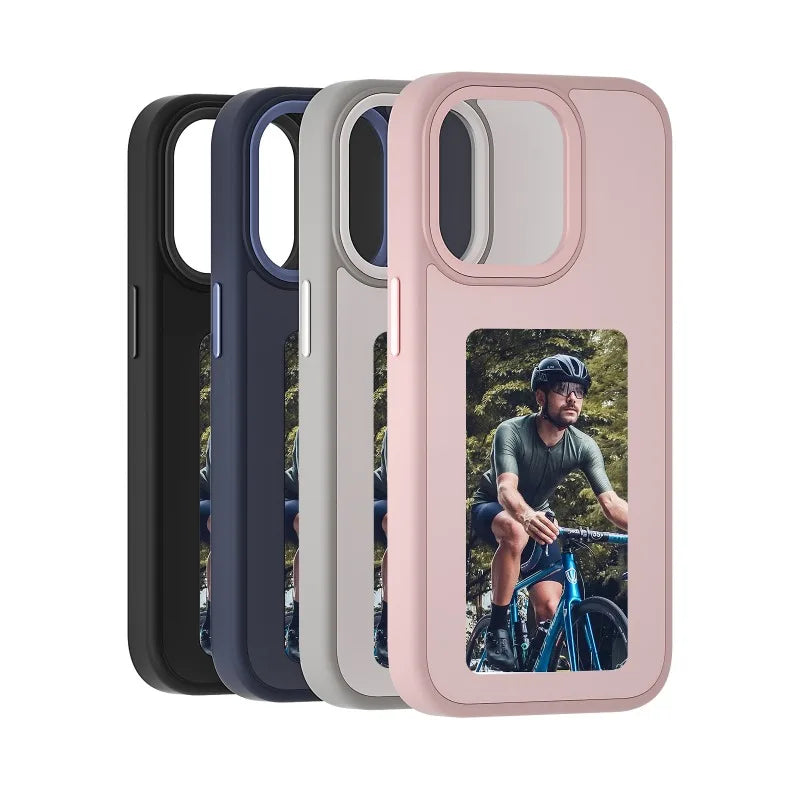 NFC Ink Screen Phone Case for iPhone | DIY Display & Drop Protection Tidesmit