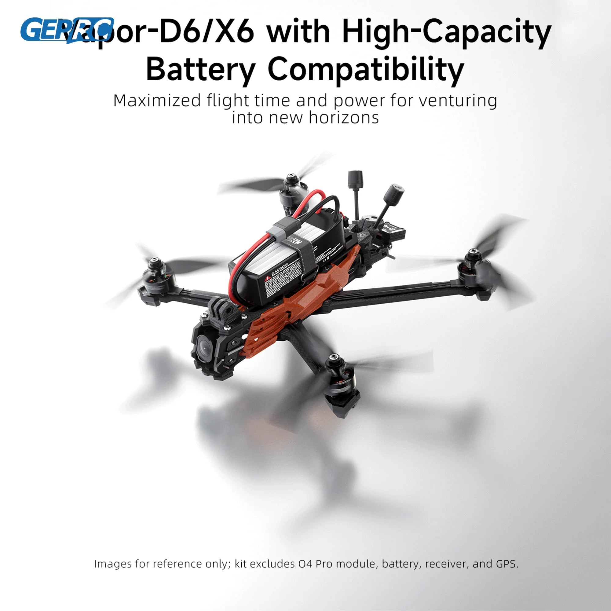 FPV Racing Drone 6 Inch O4 Air Unit Quadcopter Tidesmit X6 Series Tidesmit