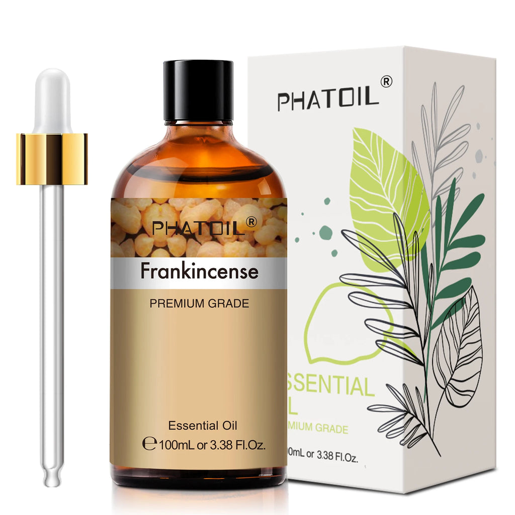 PHATOIL 100ml Premium Essential Oil Sandalwood Lavender Eucalyptus Peppermint Lemongrass Vanilla Aromatherapy Essential Oils