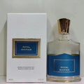 Creed Royal Mayfair 100ml unisex floral cologne in a luxury glass bottle with gold cap and white gift box.
