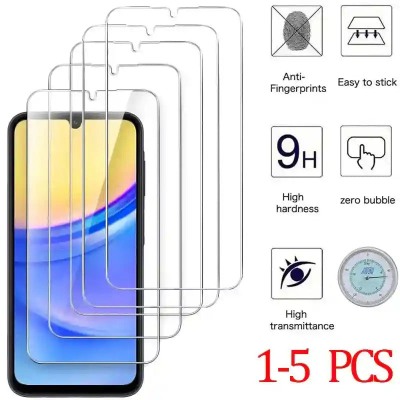 Samsung Galaxy Tempered Glass Screen Protector (3 Pack) - Case Friendly AE Tempered glass Tidesmit