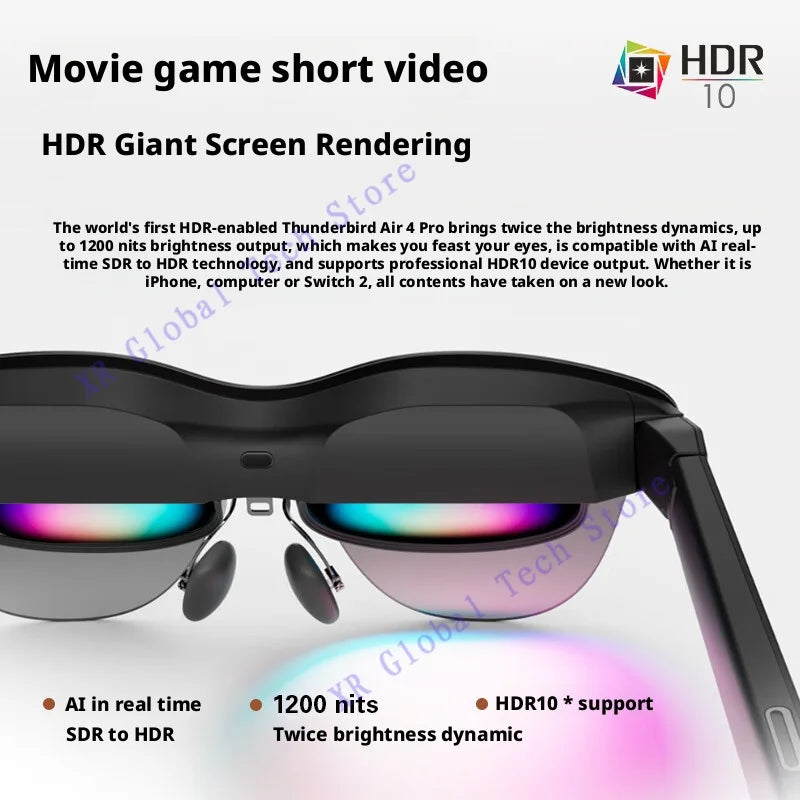 RayNeo Air 4 Pro AR Glasses: 1200 Nits Micro-OLED Spatial Display Tidesmit