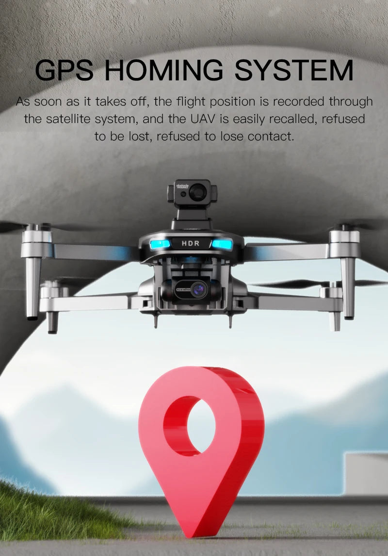 SG109 GPS Camera Drone: 4K Video with 360 Laser Obstacle Avoidance Tidesmit