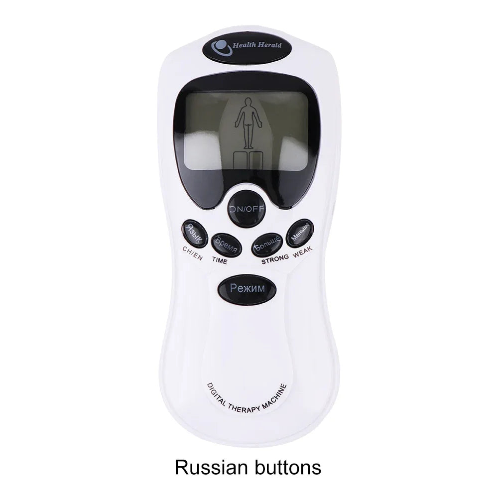 EMS Tens Unit Muscle Massager: Portable Deep Tissue Pain Relief Body Shaping Massage Equipment Russian Machine Tidesmit