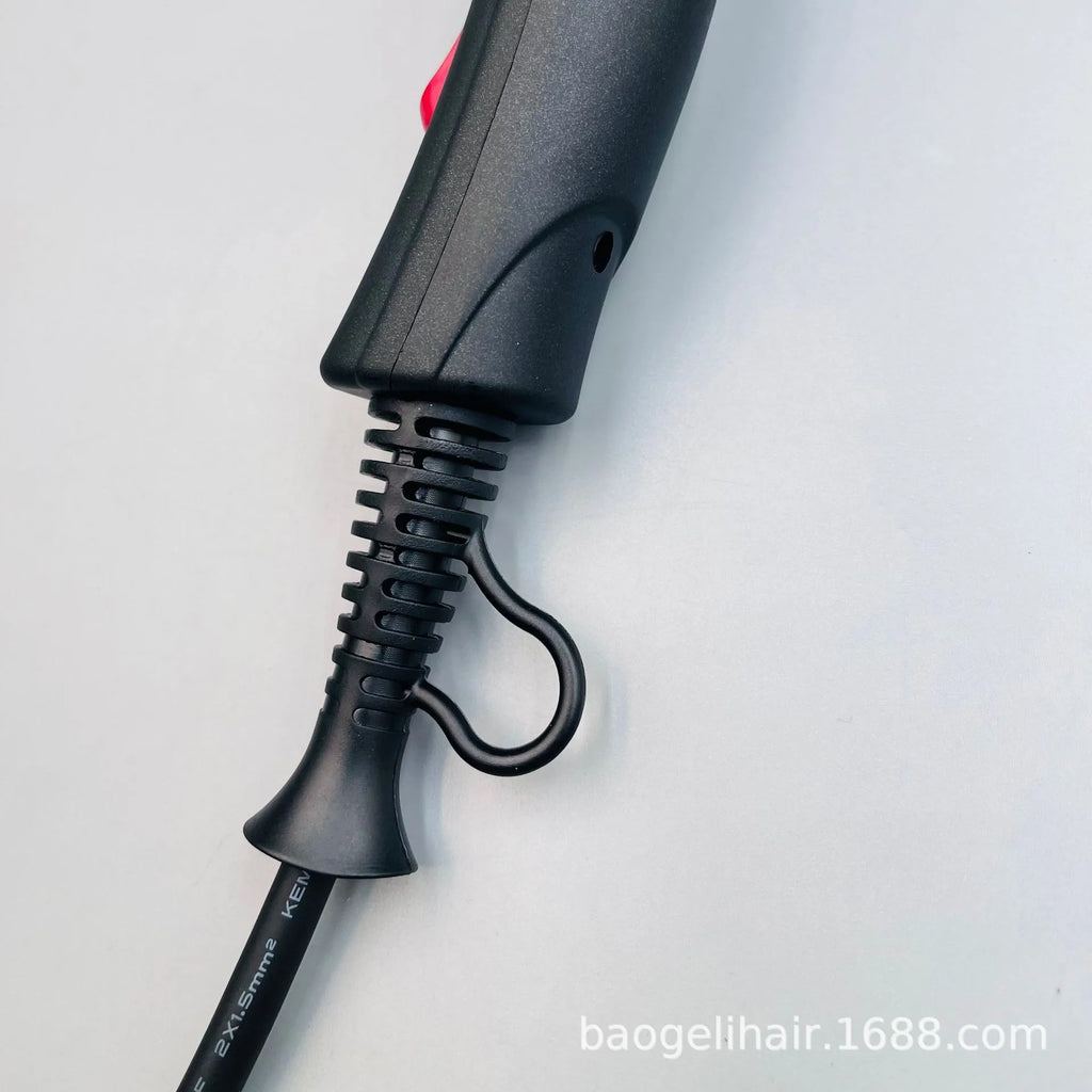 Professional 2600W high-speed salon hair dryer, black matte finish with heavy-duty power cord and hanging loop.