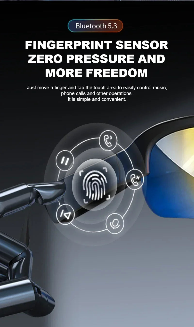 Bluetooth Smart Glasses with Spatial Audio & UV Protection | Tidesmit Tidesmit