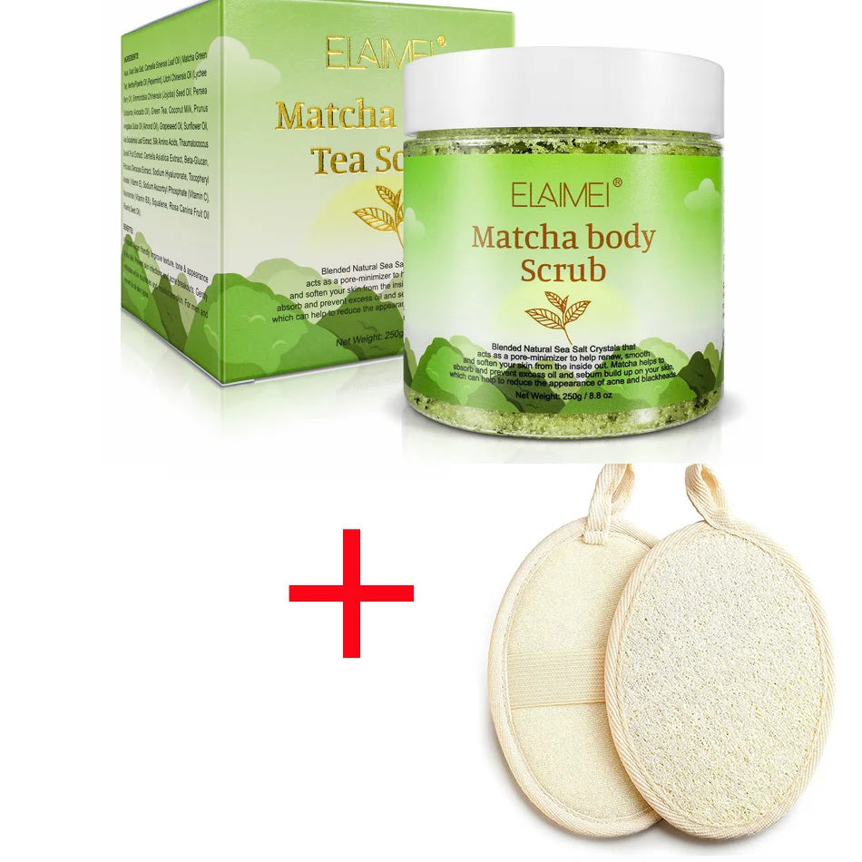 Matcha Body Scrub - Anti-Oxidant Skin Exfoliator by Tidesmit Scrubs Treatments Matcha Tidesmit