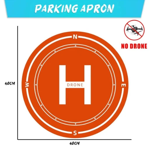 4K Camera Drone: Foldable Dual Lens WiFi RC Quadcopter for Beginners Parking apron Tidesmit