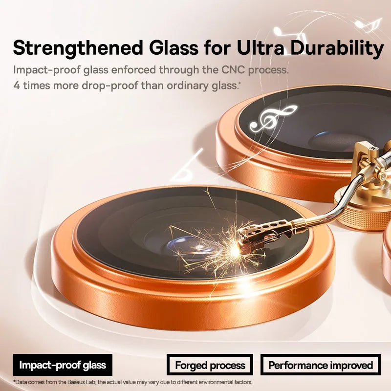 iPhone 17 Pro Max Lens Protector - 9H Hardened Anti-Reflection Glass Tidesmit