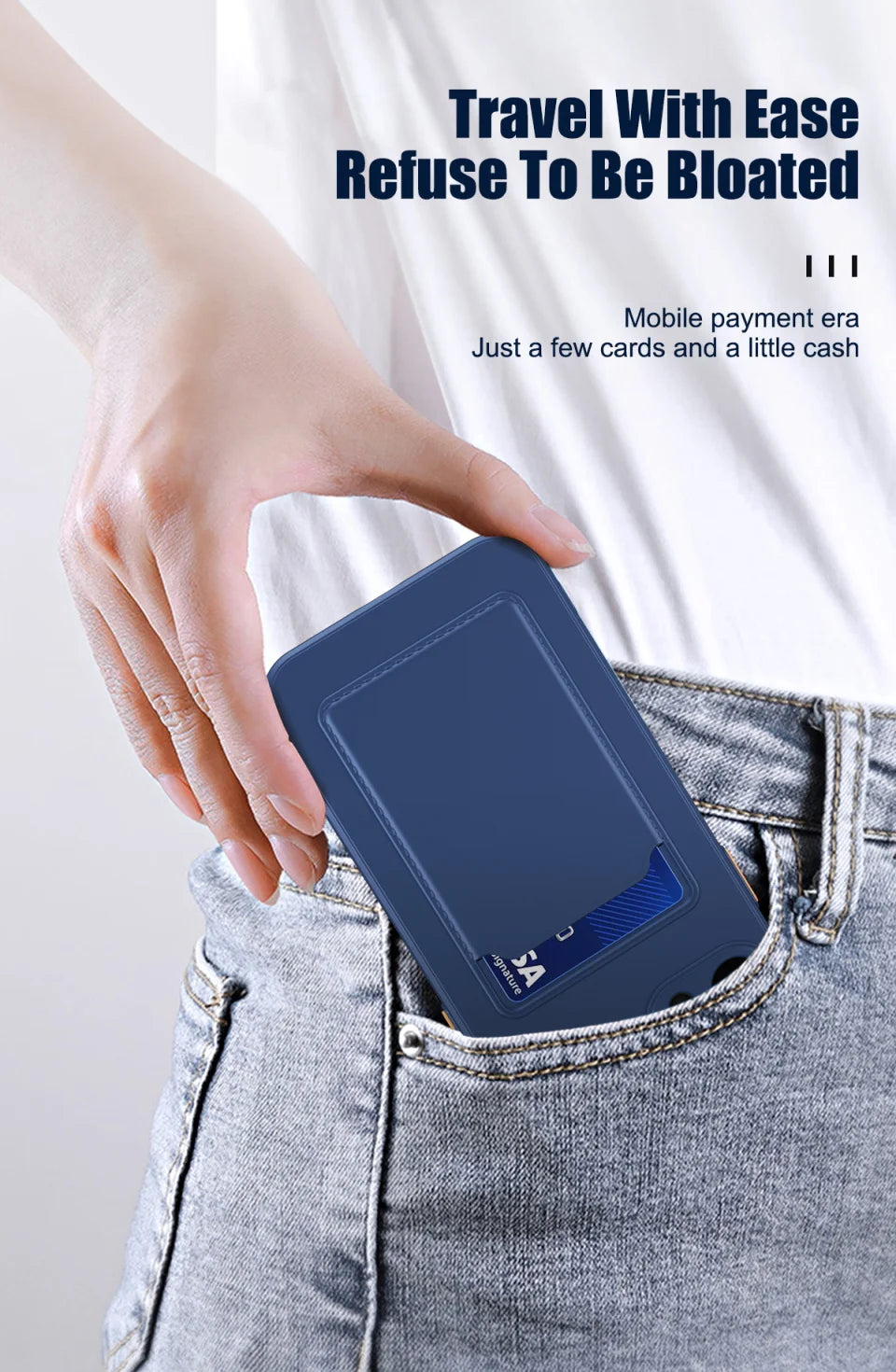 Silicone Wallet Case for iPhone - Shock-Absorbing Slim Fit Cover Tidesmit
