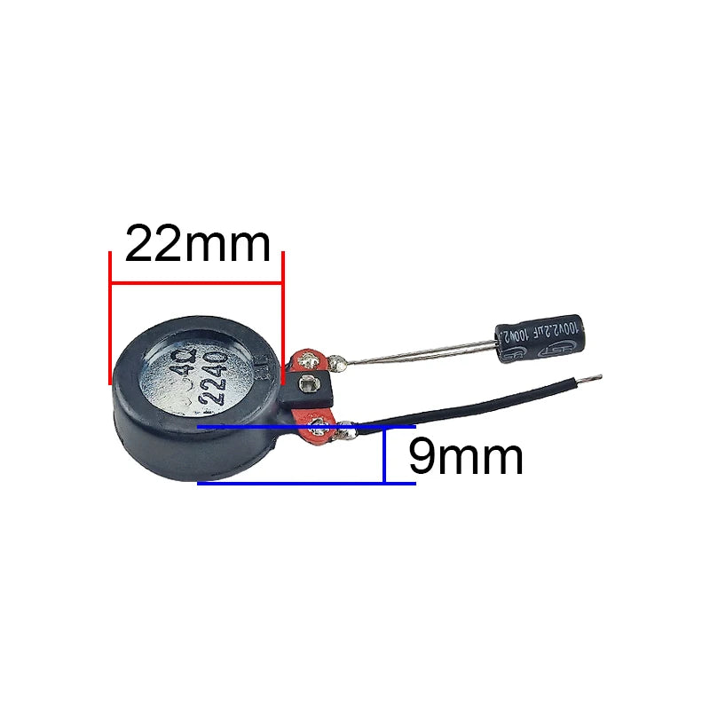 GHXAMP 22mm Silk Film Dome Tweeter 4ohm 10W Speaker Inline Magnetic Factory Intelligent Audio 2PCS