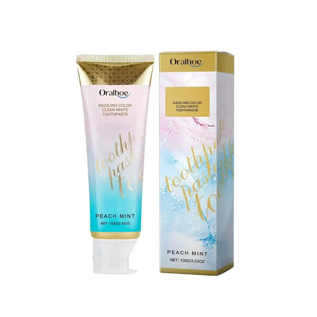 Tidesmit Radiant Whitening Toothpaste for deep stain removal and fresh mint breath for dazzling white teeth