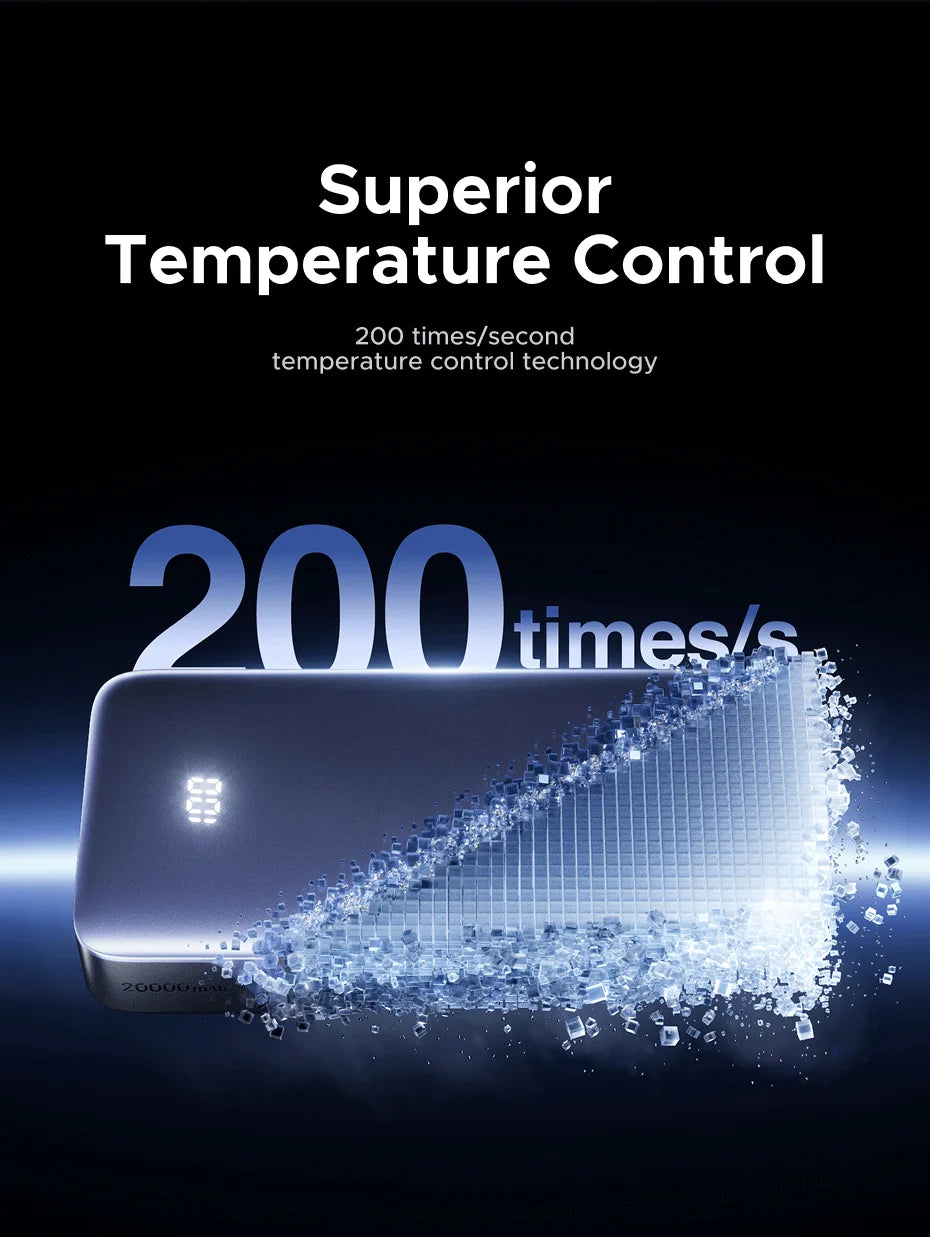 Portable Power Bank 20000mAh 30W Fast Charger with PD Delivery Tidesmit